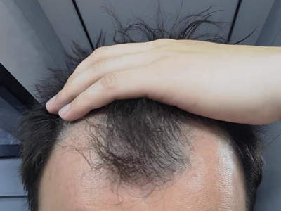雄激素性脫髮前額兩側髮際線後移圖 雄激素性脫髮前額兩側髮際線後移圖